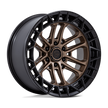 Fuel Wheels FC874 Celsius 17x9 Matte Bronze w/Matte Black Lip 1mm ET 87.1mm CB 6x135