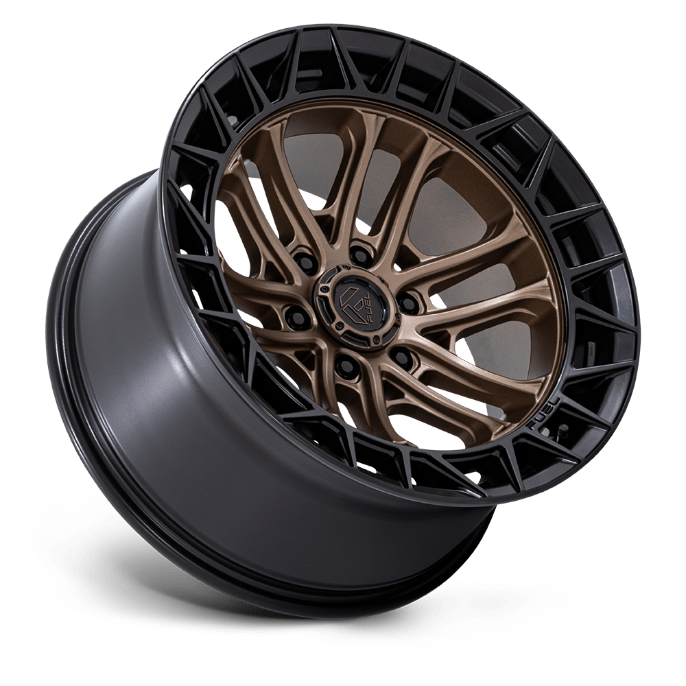 Fuel Wheels FC874 Celsius 17x9 Matte Bronze w/Matte Black Lip 1mm ET 87.1mm CB 6x135