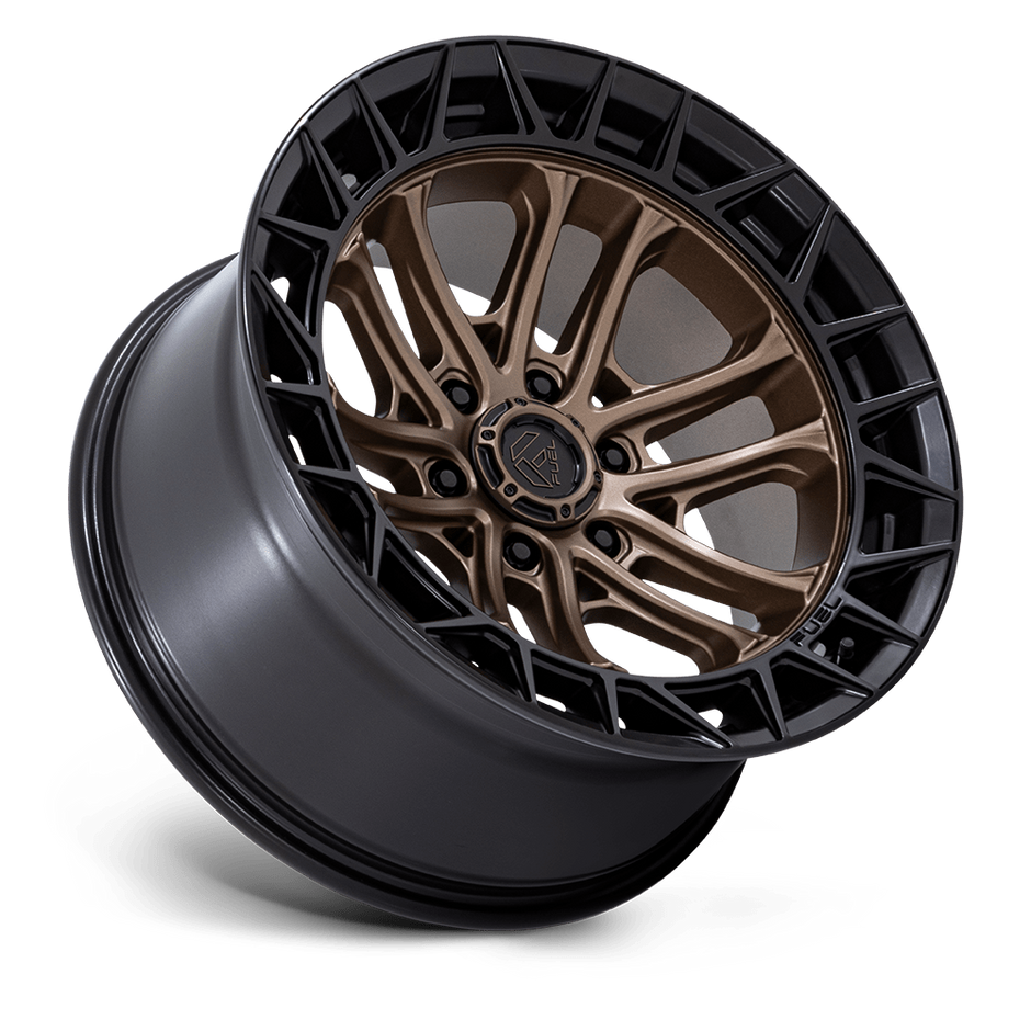 Fuel Wheels FC874 Celsius 17x9 Matte Bronze w/Matte Black Lip 1mm ET 87.1mm CB 6x135