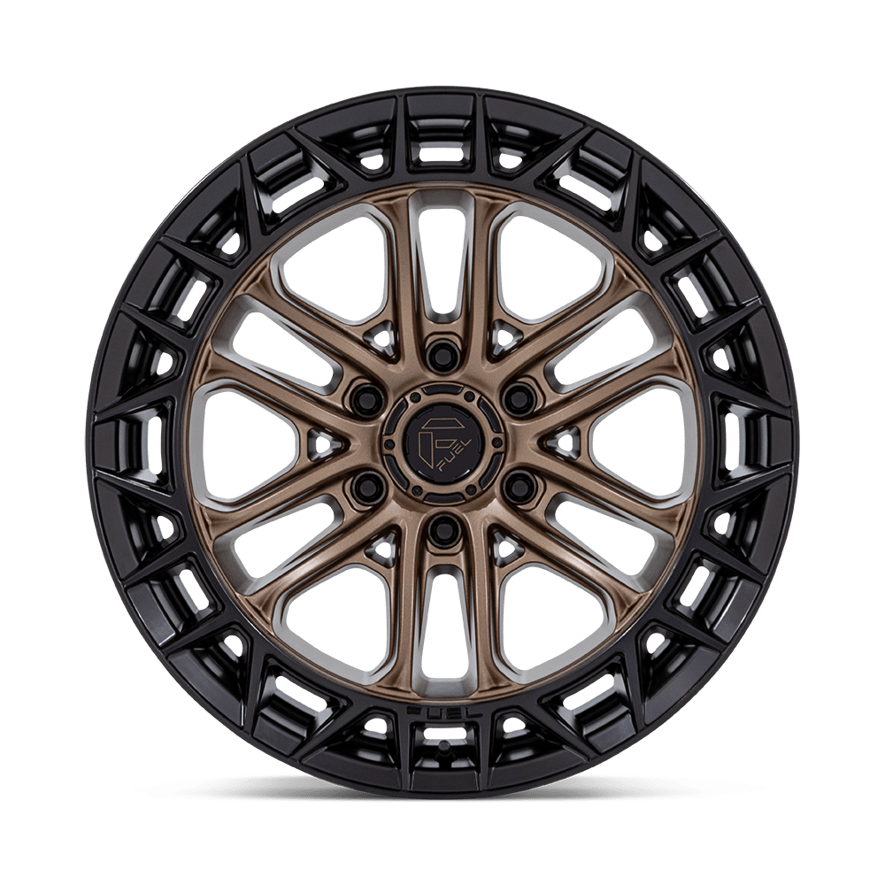 Fuel Wheels FC874 Celsius 17x9 Matte Bronze w/Matte Black Lip 1mm ET 87.1mm CB 6x135