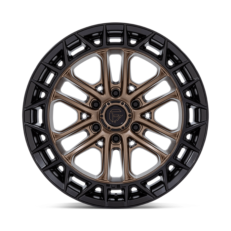 Fuel Wheels FC874 Celsius 17x9 Matte Bronze w/Matte Black Lip 1mm ET 87.1mm CB 6x135