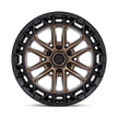 Fuel Wheels FC874 Celsius 17x9 Matte Bronze w/Matte Black Lip 1mm ET 87.1mm CB 6x135