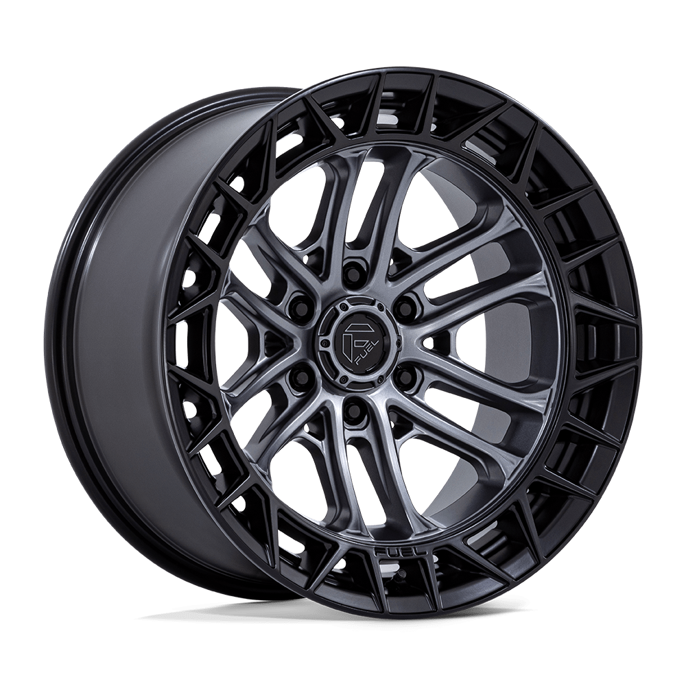 Fuel Wheels FC874 Celsius 17x9 Matte Gunmetal w/Matte Black Lip 1mm ET 87.1mm CB 6x135