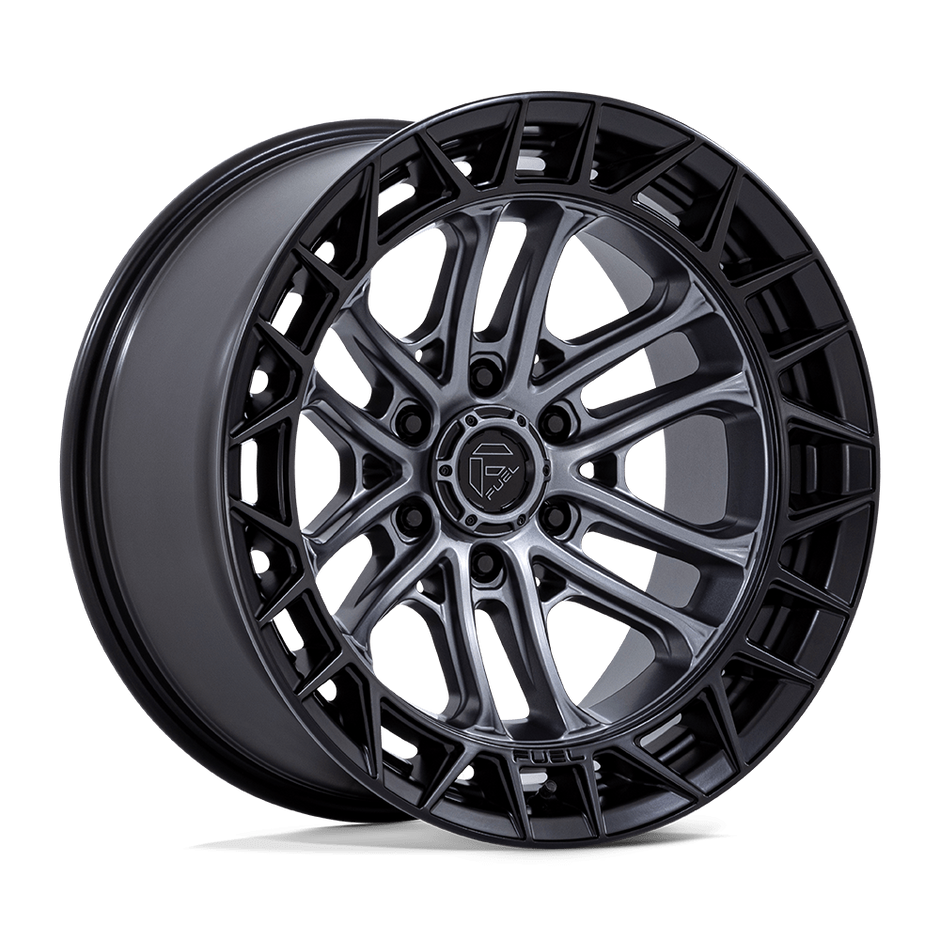 Fuel Wheels FC874 Celsius 17x9 Matte Gunmetal w/Matte Black Lip 1mm ET 87.1mm CB 6x135