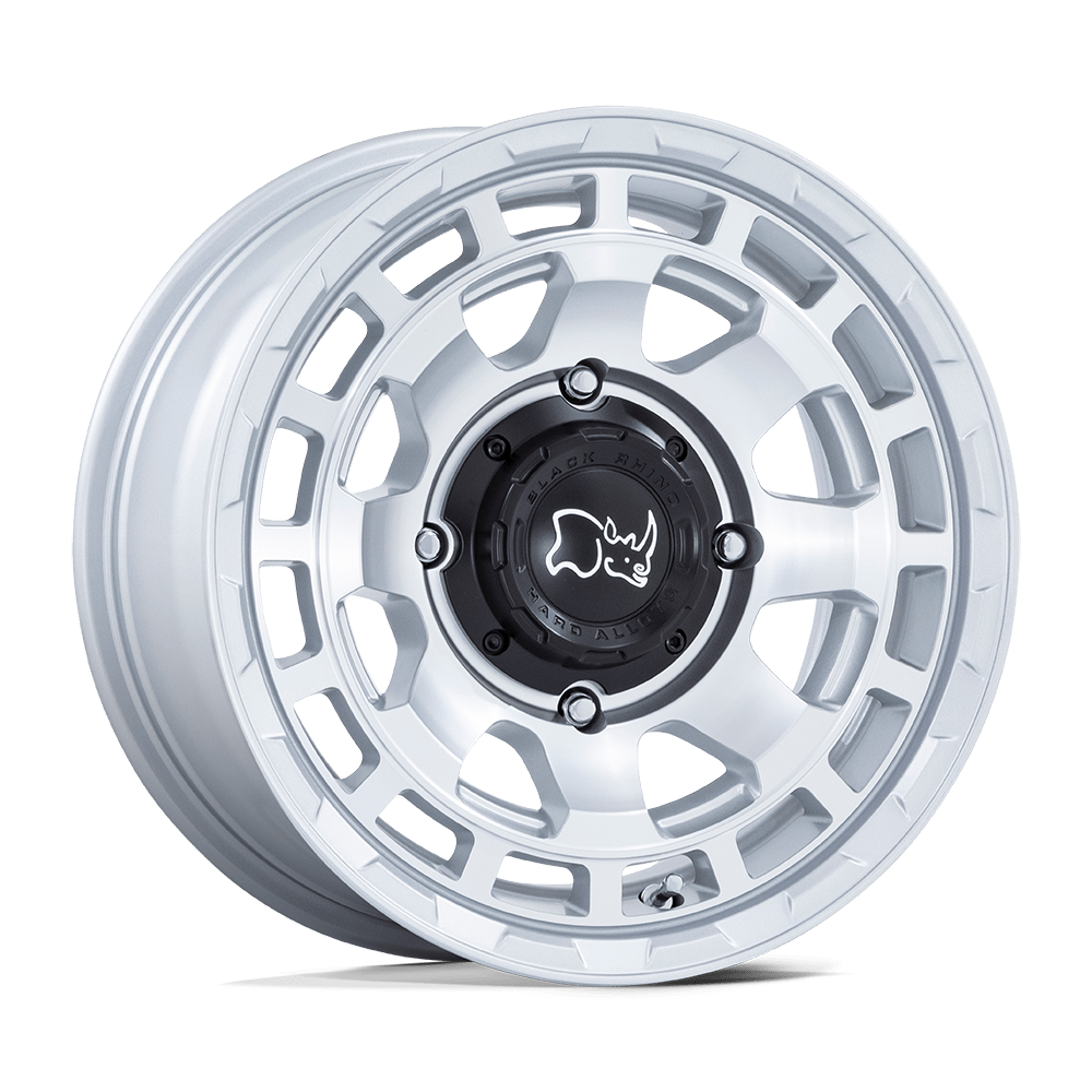 Black Rhino Hard Alloys Chamber UTV 15x7 Hyper Silver w/Machined Face 10mm ET 115.1mm CB 4x156