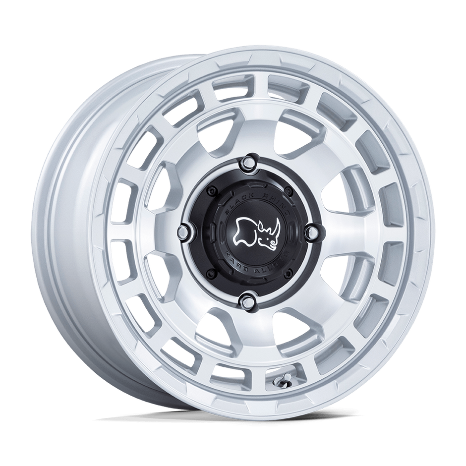Black Rhino Hard Alloys Chamber UTV 15x7 Hyper Silver w/Machined Face 10mm ET 115.1mm CB 4x156
