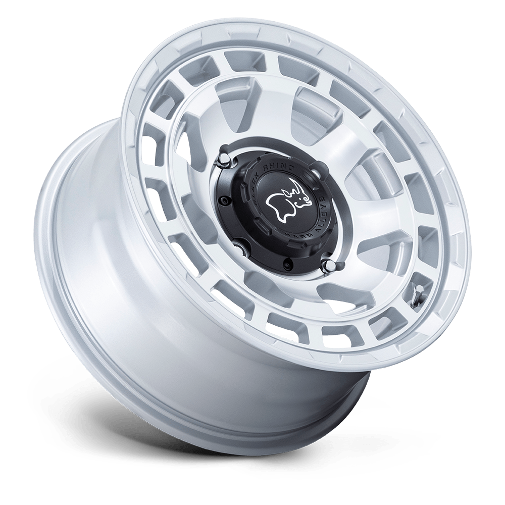 Black Rhino Hard Alloys Chamber UTV 15x7 Hyper Silver w/Machined Face 10mm ET 115.1mm CB 4x156