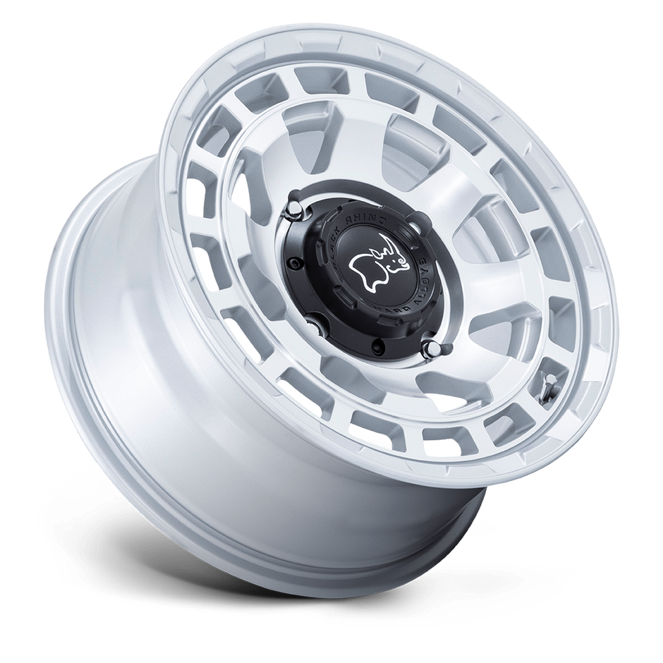 Black Rhino Hard Alloys Chamber UTV 15x7 Hyper Silver w/Machined Face 10mm ET 115.1mm CB 4x156