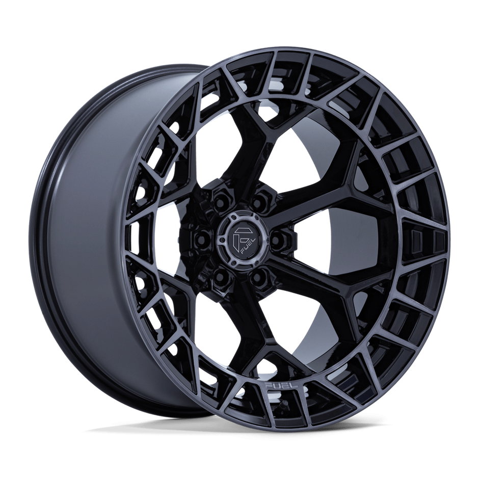 Fuel Wheels FC873 Charger 17x9 Gloss Black Brushed w/Dark Tint 1mm ET 71.5mm CB 5x127