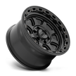 KMC Wheels KM548 Chase 20x9 Satin Black w/Gloss Black Lip 0mm ET 71.5mm CB 5x127