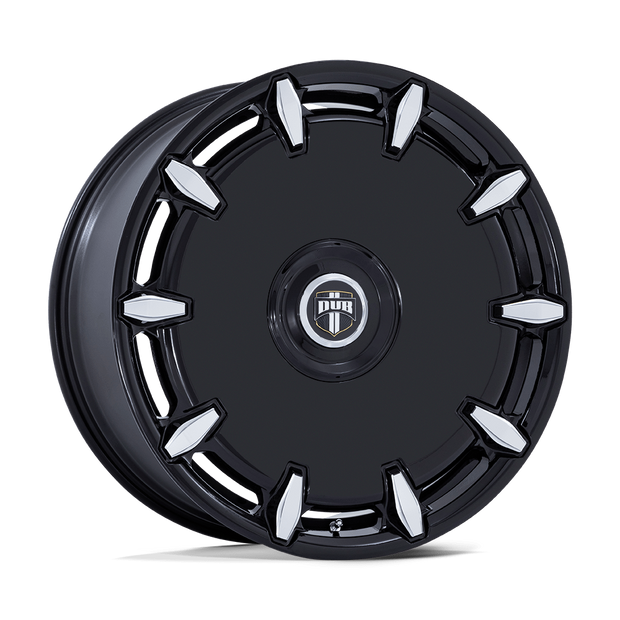 DUB Wheels DC271 Cheef 26x10 Gloss Black Milled 30mm ET 106.1mm CB 6x135/6x139.7