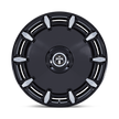 DUB Wheels DC271 Cheef 24x9 Gloss Black Milled 38mm ET 74.1mm CB 5x115/5x120