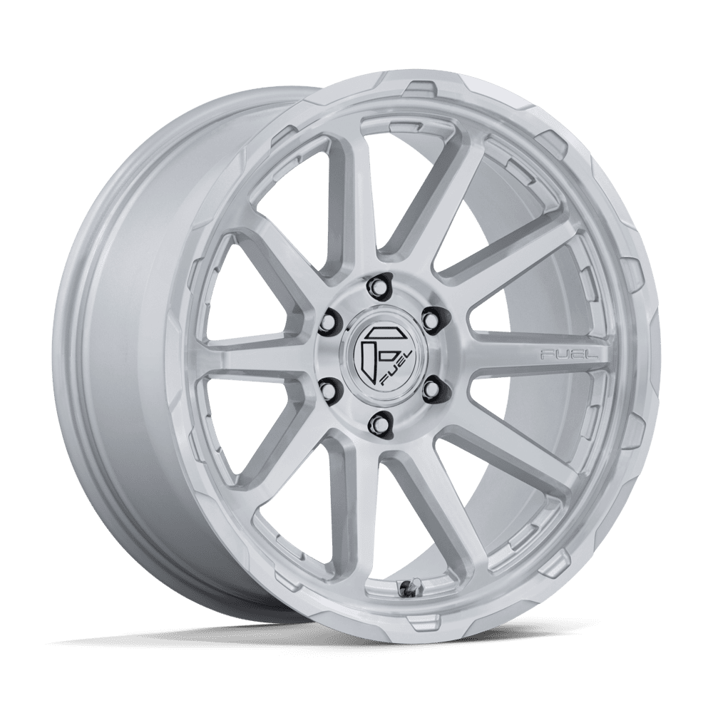 Fuel Wheels FC887 Circuit 20x9 Gloss Silver w/Machined Face 1mm ET 106.1mm CB 6x139.7