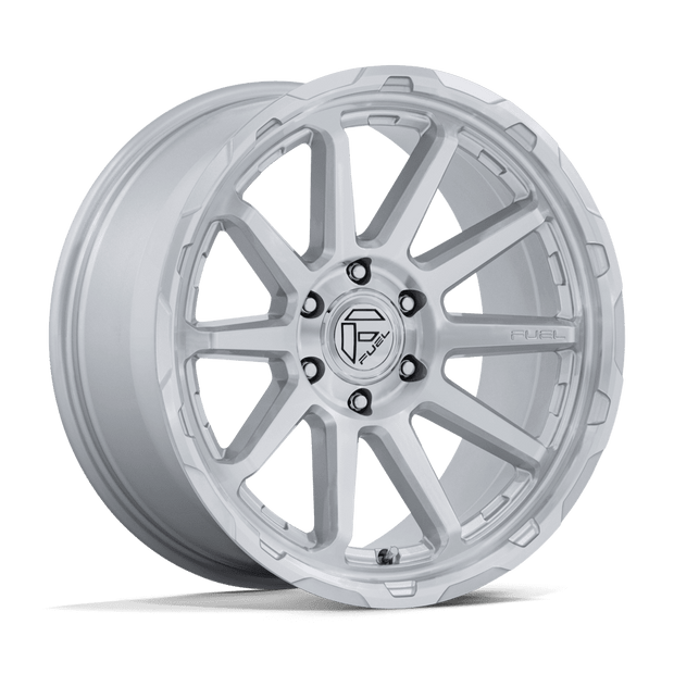 Fuel Wheels FC887 Circuit 22x9 Gloss Silver w/Machined Face 1mm ET 106.1mm CB 6x139.7