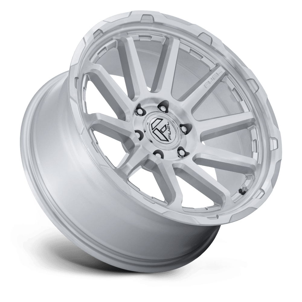 Fuel Wheels FC887 Circuit 20x9 Gloss Silver w/Machined Face 1mm ET 106.1mm CB 6x139.7