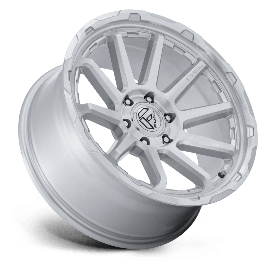Fuel Wheels FC887 Circuit 20x9 Gloss Silver w/Machined Face 1mm ET 106.1mm CB 6x139.7