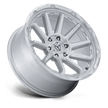 Fuel Wheels FC887 Circuit 20x9 Gloss Silver w/Machined Face 1mm ET 106.1mm CB 6x139.7