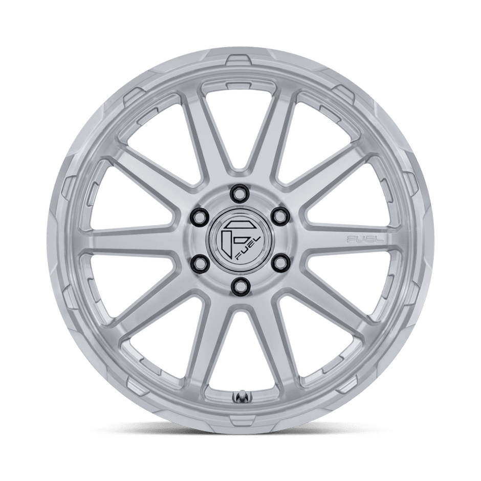 Fuel Wheels FC887 Circuit 20x9 Gloss Silver w/Machined Face 1mm ET 106.1mm CB 6x139.7