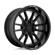 Fuel Wheels D760 Clash 17x9 Gloss Black -12mm ET 106.1mm CB 6x139.7