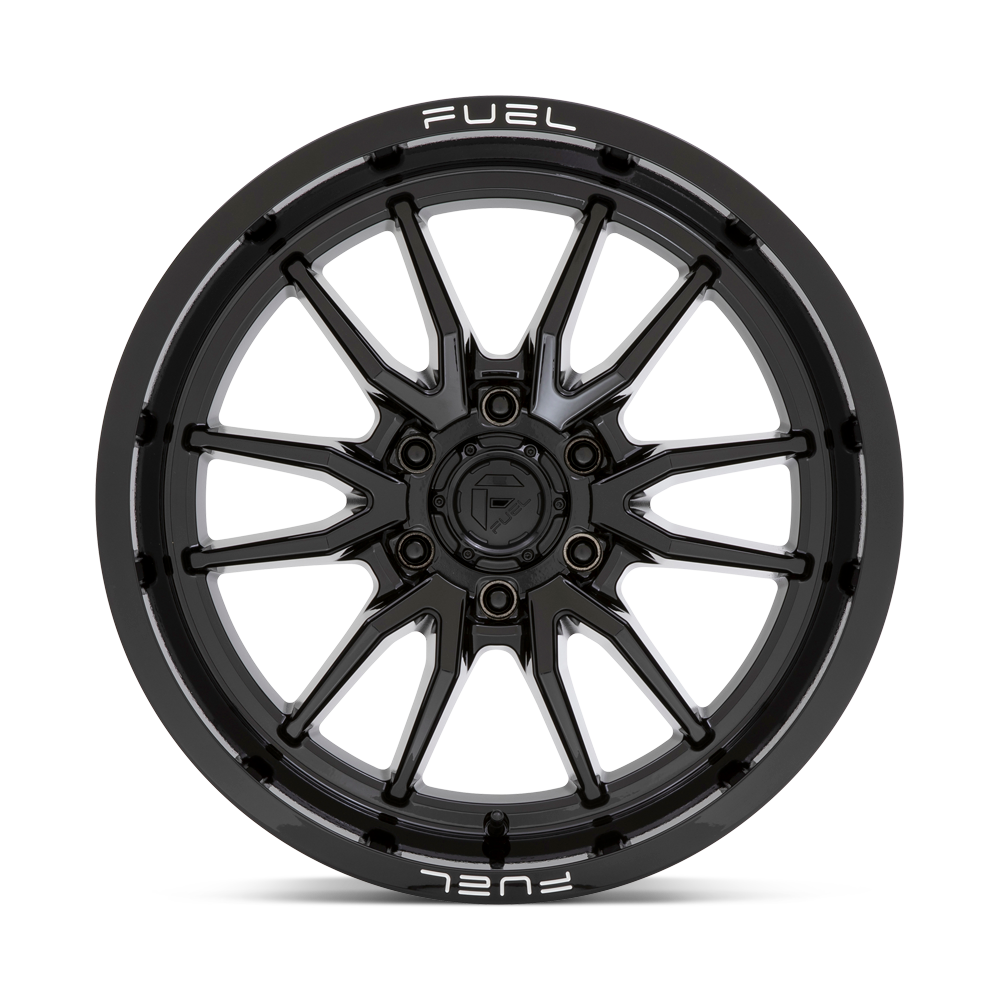 Fuel Wheels D760 Clash 17x9 Gloss Black -12mm ET 106.1mm CB 6x139.7