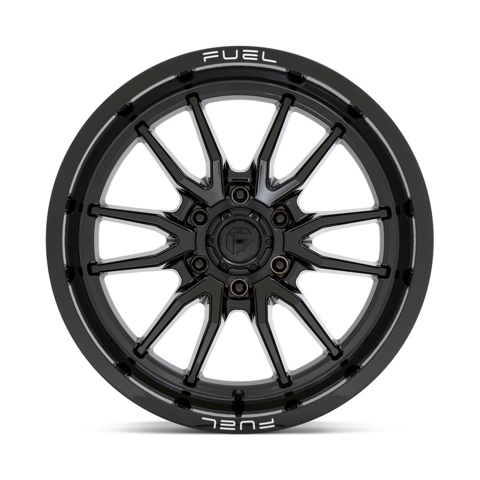Fuel Wheels D760 Clash 17x9 Gloss Black -12mm ET 106.1mm CB 6x139.7