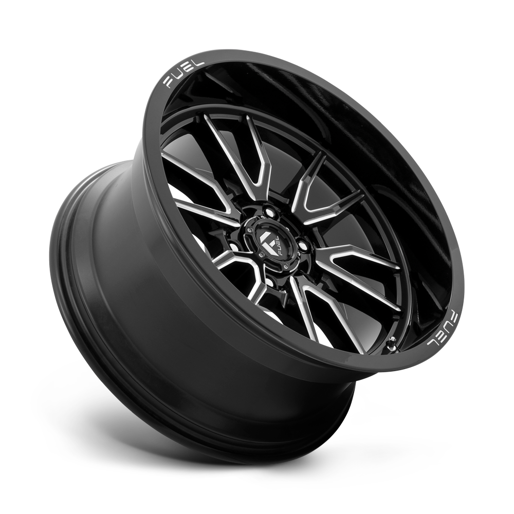 Fuel Wheels D761 Clash 17x9 Gloss Black Milled -12mm ET 106.1mm CB 6x139.7
