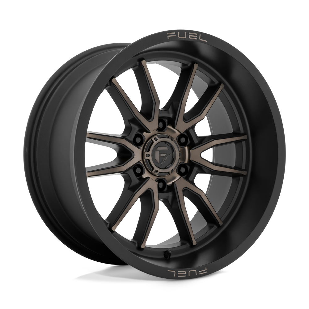 Fuel Wheels D762 Clash 17x9 Matte Black w/Double Dark Tint -12mm ET 106.1mm CB 6x139.7