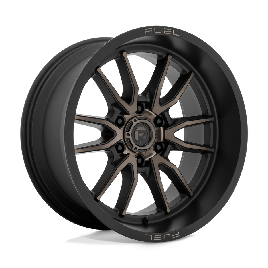 Fuel Wheels D762 Clash 17x9 Matte Black w/Double Dark Tint -12mm ET 106.1mm CB 6x139.7