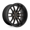 Fuel Wheels D762 Clash 17x9 Matte Black w/Double Dark Tint -12mm ET 106.1mm CB 6x139.7