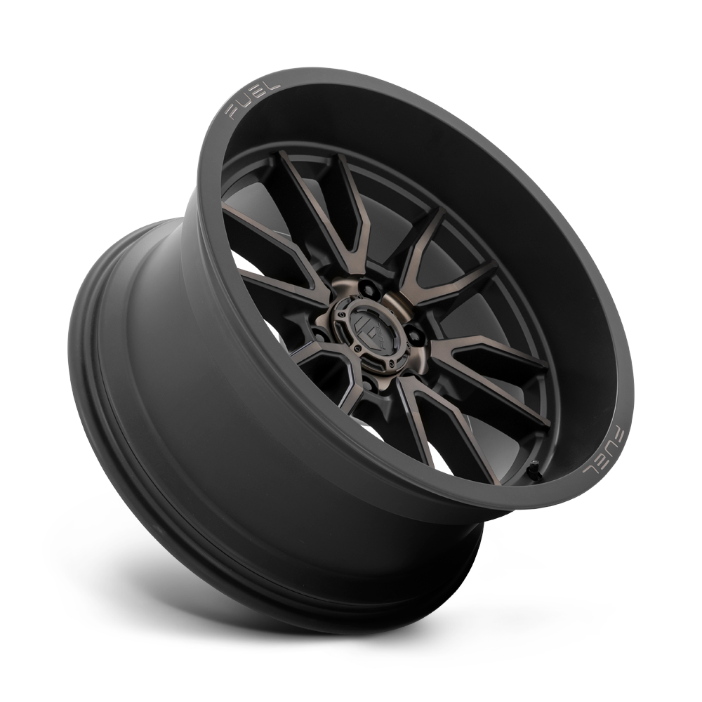 Fuel Wheels D762 Clash 17x9 Matte Black w/Double Dark Tint -12mm ET 106.1mm CB 6x139.7
