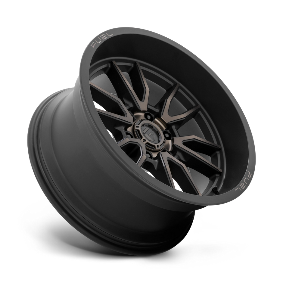 Fuel Wheels D762 Clash 17x9 Matte Black w/Double Dark Tint -12mm ET 106.1mm CB 6x139.7