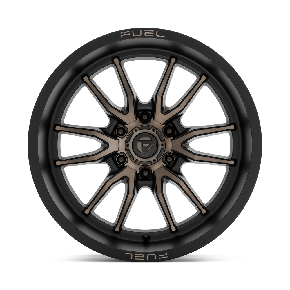Fuel Wheels D762 Clash 17x9 Matte Black w/Double Dark Tint -12mm ET 106.1mm CB 6x139.7