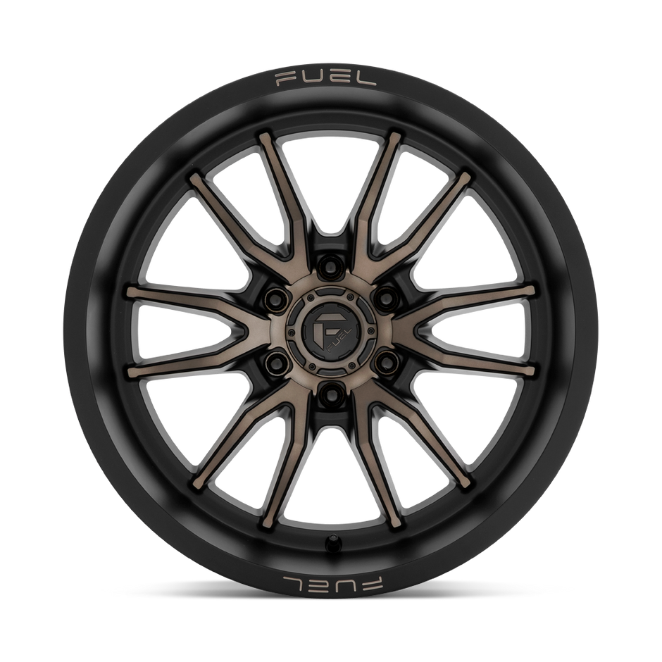 Fuel Wheels D762 Clash 17x9 Matte Black w/Double Dark Tint -12mm ET 106.1mm CB 6x139.7