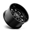 American Force Classic SD forged wheels in gloss black milled finish, side profile view