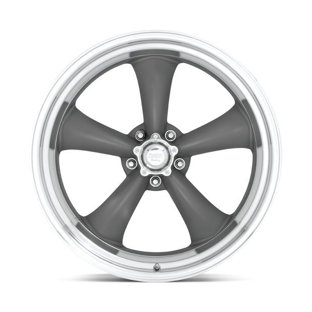 American Racing - VN215 - Classic Torq Thrust II - 14x6/-2mm ET - 5x120.65 - Mag Gray w/Machined Lip