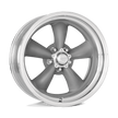 American Racing VN205 Classic Torq Thrust II 16x9.5 Torq Thrust Gray w/Polished Lip 6mm ET 5x120.65