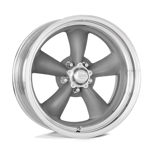 American Racing VN205 Classic Torq Thrust II 20x10 Torq Thrust Gray w/Polished Lip -38mm ET 5x114.3
