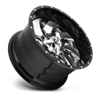 Fuel Wheels D240 Cleaver 20x12 Chrome Plated w/Gloss Black Lip -44mm ET 125.1mm CB 8x170