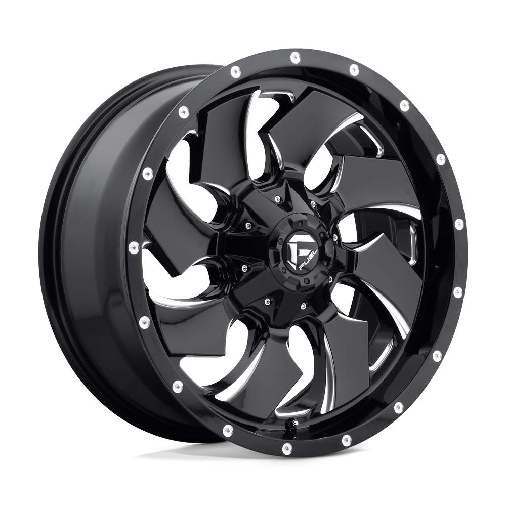 Fuel Wheels D574 Cleaver 17x9 Gloss Black Milled -12mm ET 78.1mm CB 5x114.3/5x127