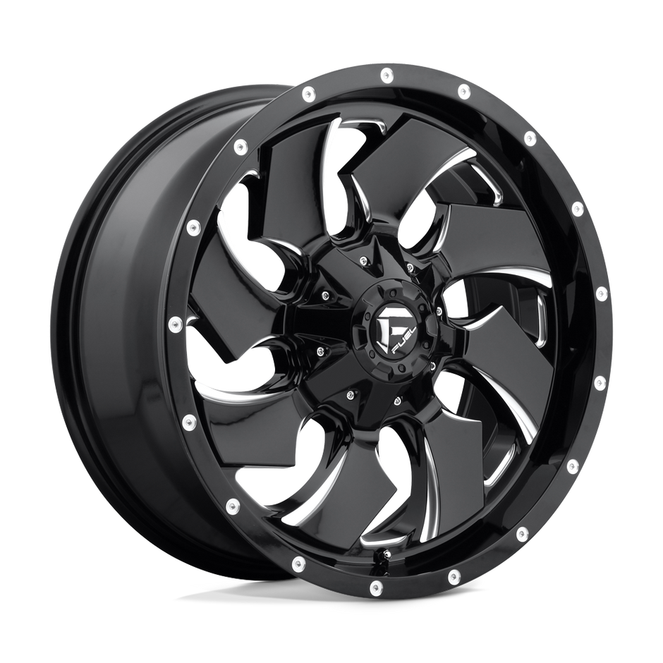 Fuel Wheels D574 Cleaver 17x9 Gloss Black Milled -12mm ET 78.1mm CB 5x114.3/5x127