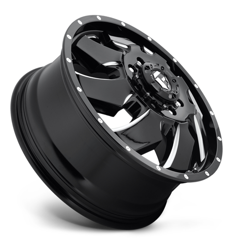 Fuel Wheels D574 Cleaver Dually 20x8.25 Gloss Black Milled 105mm ET 154.3mm CB 8x210