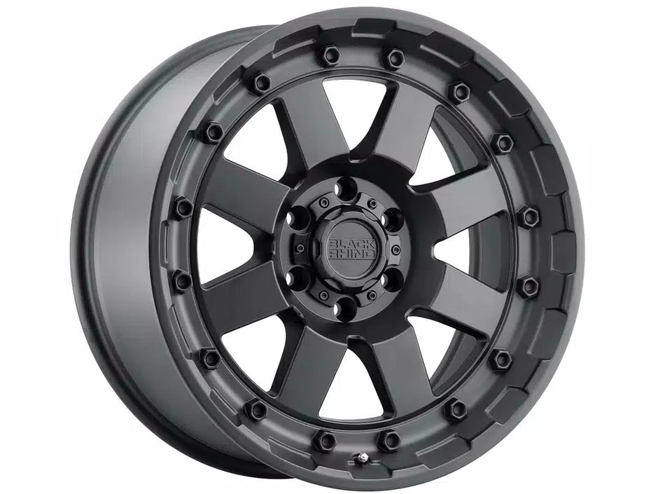 Black Rhino Hard Alloys Cleghorn 20x9 Matte Black 12mm ET 87.1mm CB 6x135