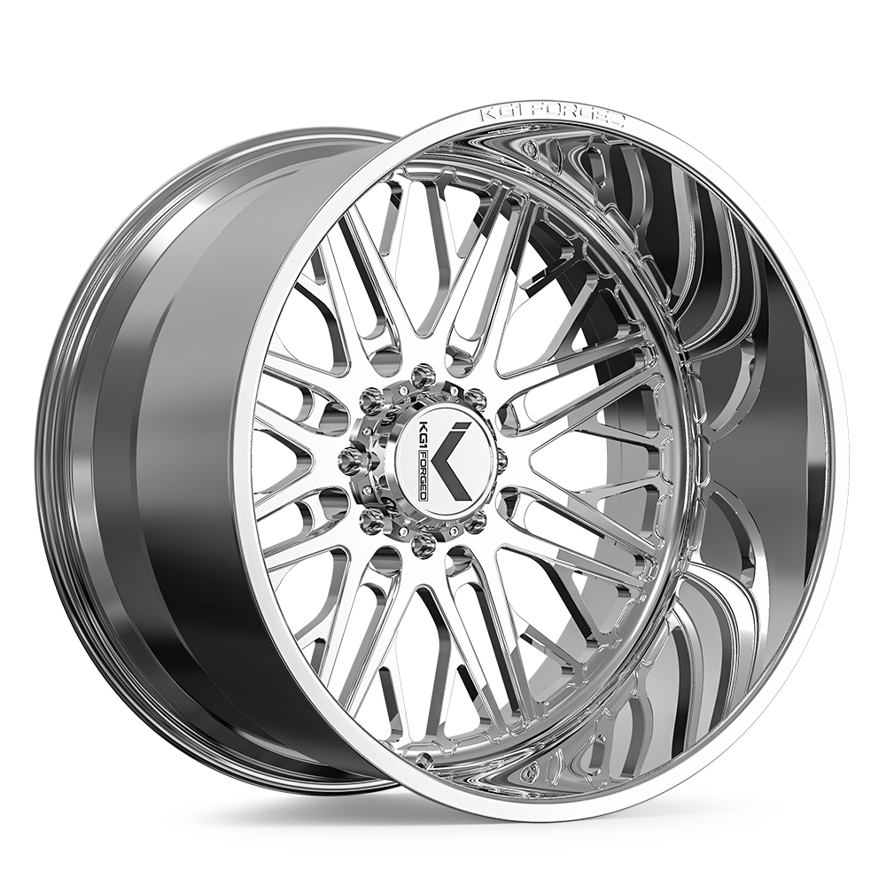 KG1 Forged KF083 Clique 30x16 Polished -101mm ET 125.1mm CB 8x170