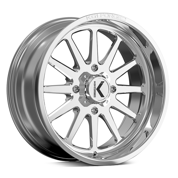 KG1 Forged KTU005 Clockwork UTV 20x9 Polished 0mm ET 132mm CB 4x156