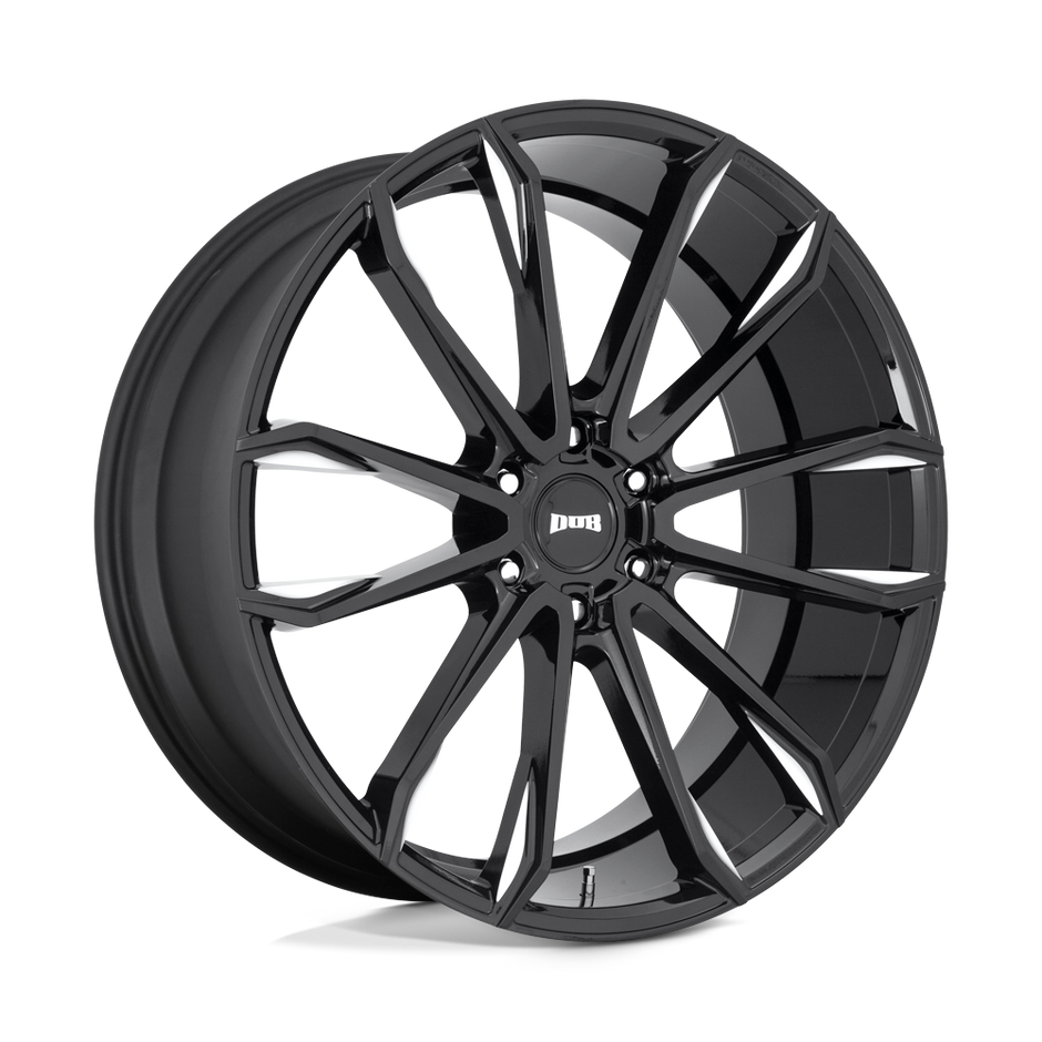 DUB Wheels S252 Clout 24x10 Gloss Black Milled 30mm ET 87.1mm CB 6x135