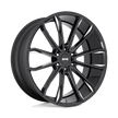 DUB Wheels S252 Clout 24x10 Gloss Black Milled 30mm ET 87.1mm CB 6x135