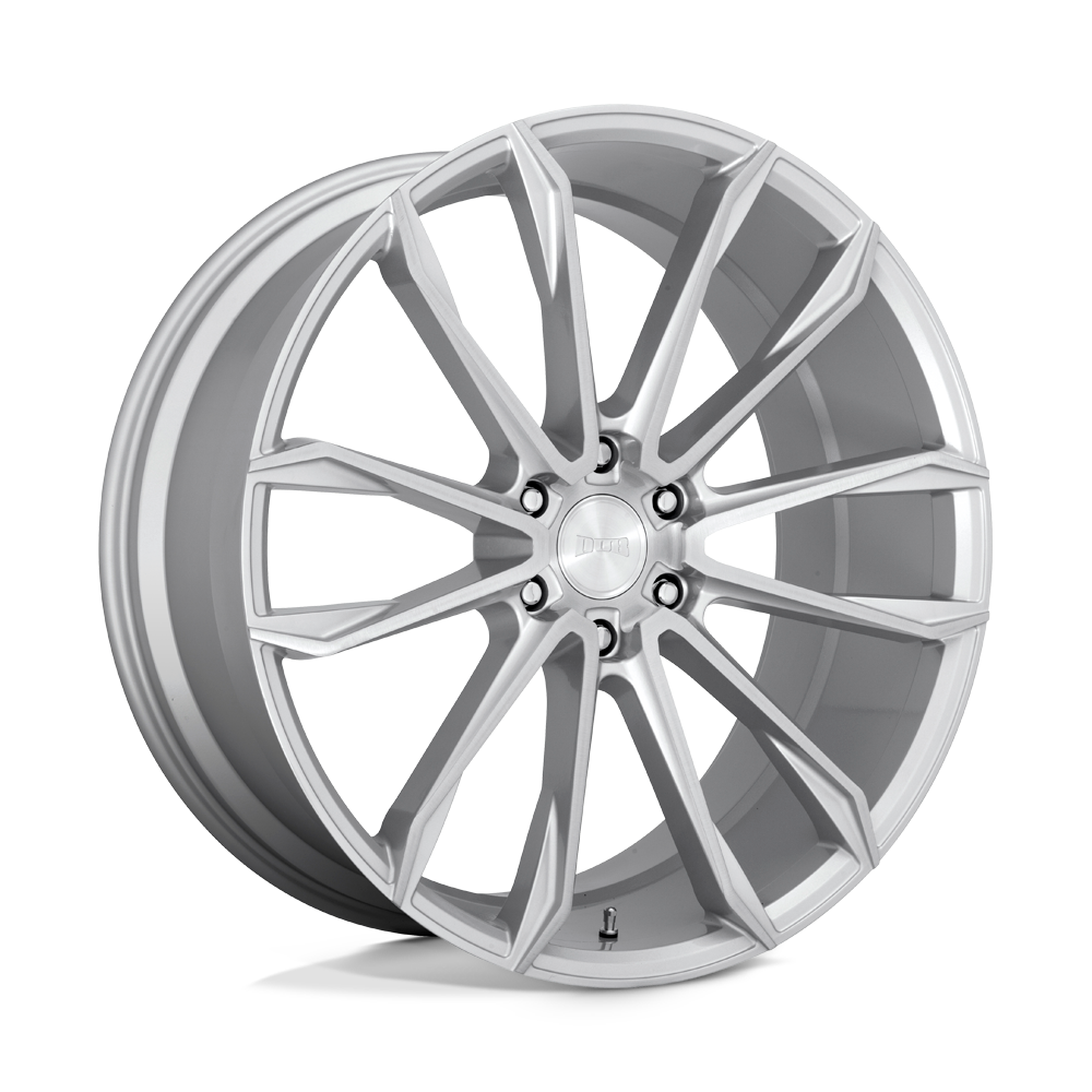 DUB Wheels S248 Clout 24x10 Gloss Silver Brushed 30mm ET 106.1mm CB 6x139.7