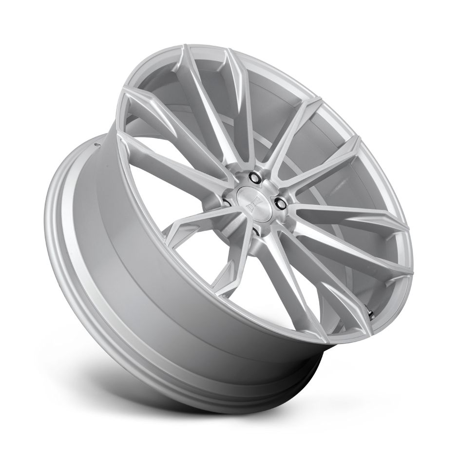 DUB Wheels S248 Clout 24x10 Gloss Silver Brushed 30mm ET 106.1mm CB 6x139.7