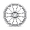 DUB Wheels S248 Clout 24x10 Gloss Silver Brushed 30mm ET 106.1mm CB 6x139.7