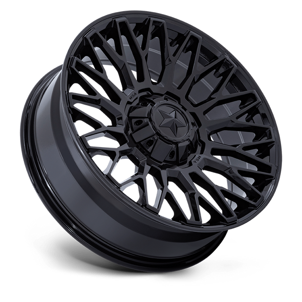 MSA Offroad Wheels M50 Clubber 22x7 Gloss Black 0mm ET 110.1mm CB 4x137/4x156